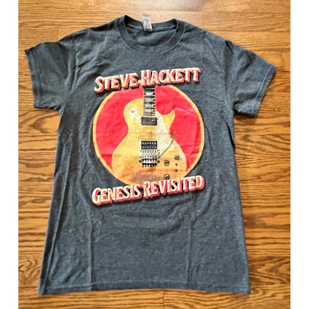 Steve Hackett Genesis Revisited 2022 Tour Shirt Gray Small Progressive Rock Tee